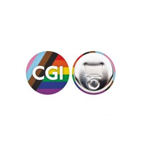 Button Bottle Opener & Fridge Magnet